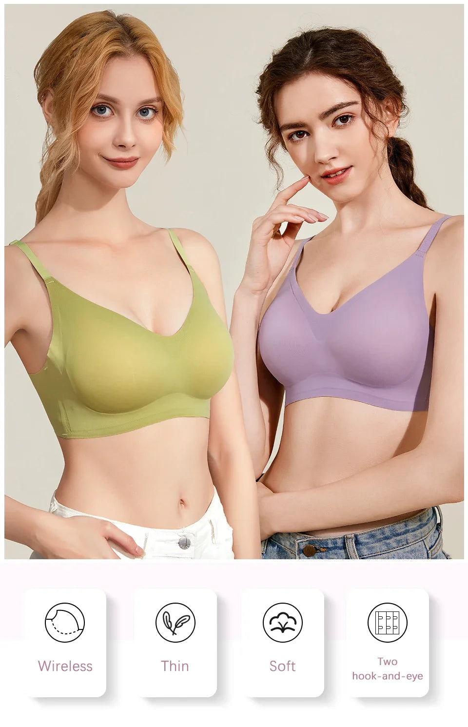 Seamless Sports Breathable And Comfortable Bra