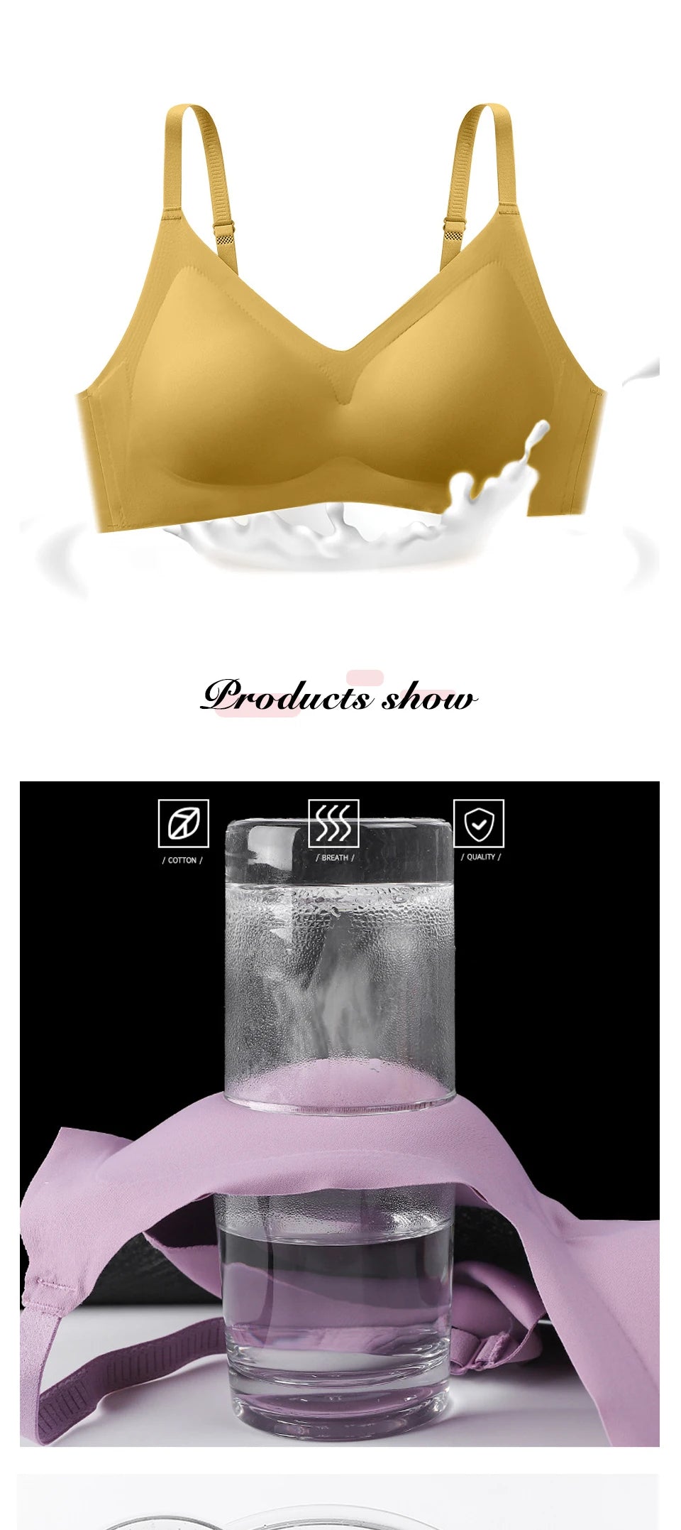 Seamless Sports Breathable And Comfortable Bra