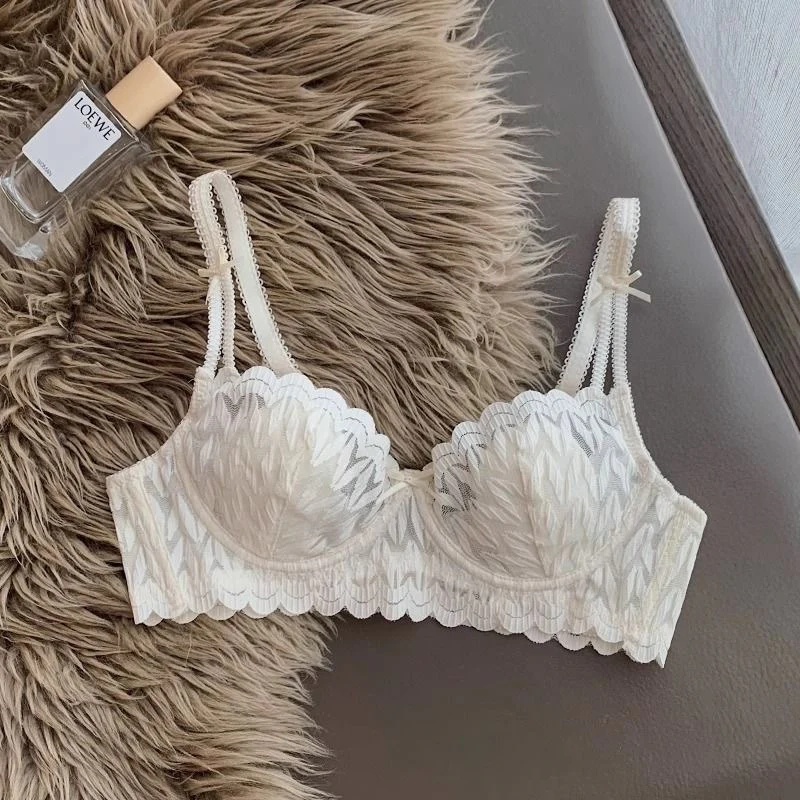 French Lace Slim Fit Cup Ultra-thin Bra