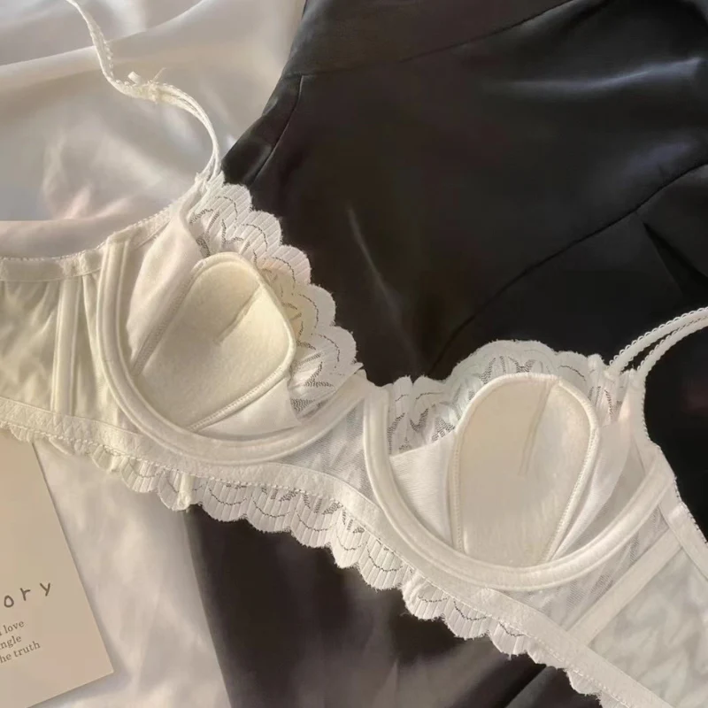 French Lace Slim Fit Cup Ultra-thin Bra