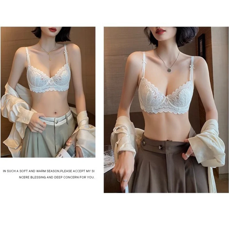French Lace Slim Fit Cup Ultra-thin Bra