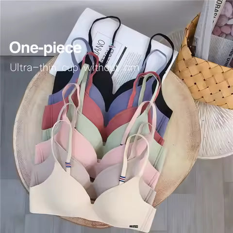 Double-breasted Seamless Ultra-Thin Comfortable Bra