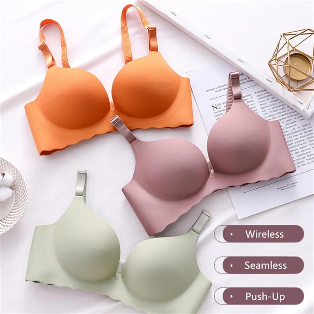 Seamless Breathable Bralette Push Up Bra