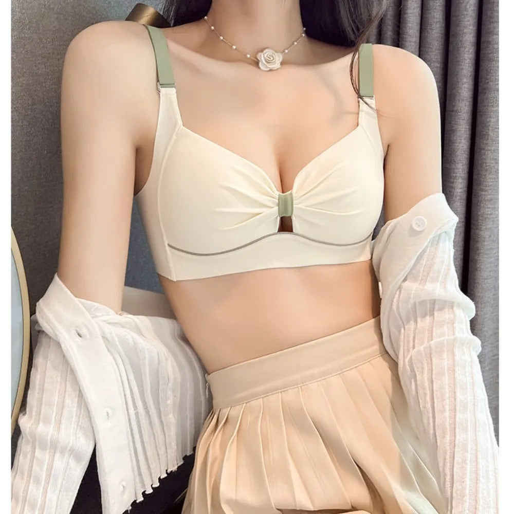Seamless anti-sagging Bra With Detachable Strap