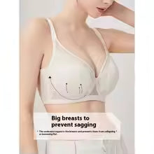 Full-cup Summer Anti-sagging Lace French Thin Bra