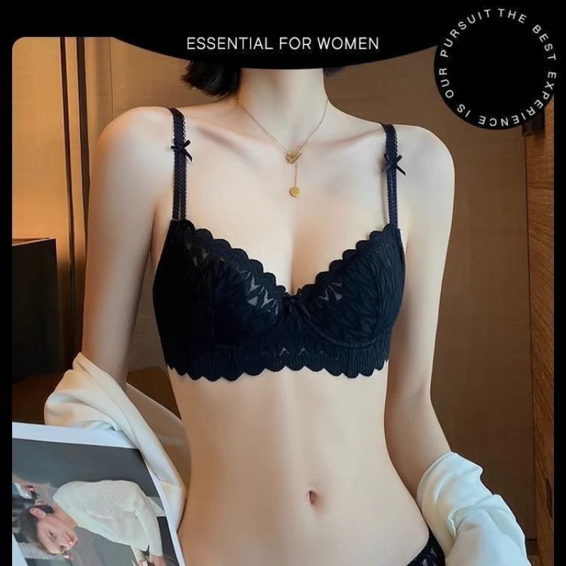 French Lace Slim Fit Cup Ultra-thin Bra