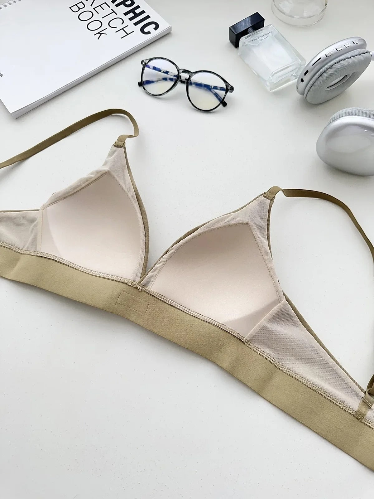 Summer Thin Natural Fit Triangle Cup Bra