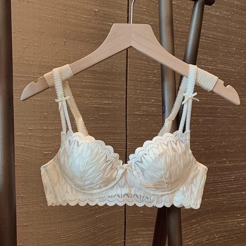 French Lace Slim Fit Cup Ultra-thin Bra