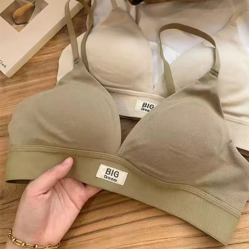 Summer Thin Natural Fit Triangle Cup Bra