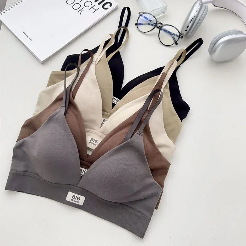 Summer Thin Natural Fit Triangle Cup Bra